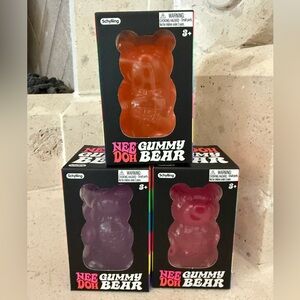 *NEW* NeeDoh Gummy Bear 3 count